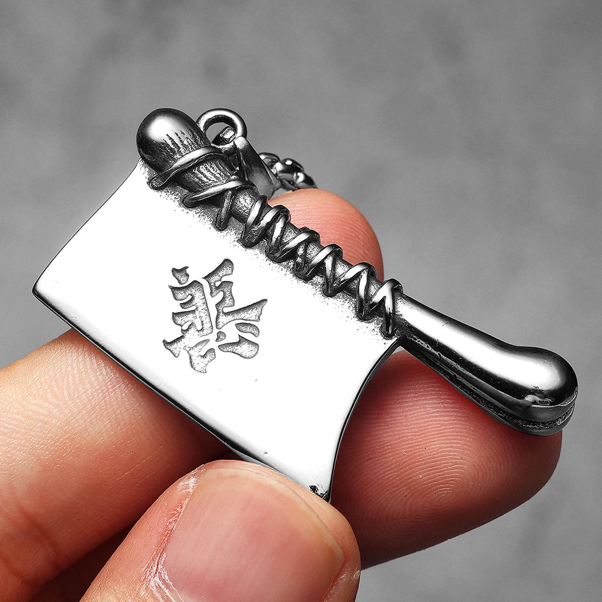 PENDRA Good Evil Kitchen Steel Necklace