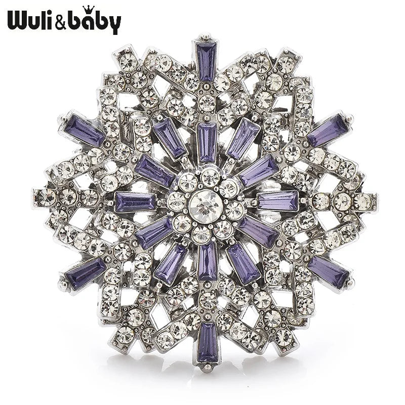 PENDRA Snowelle New Christmas Snowflake Brooch