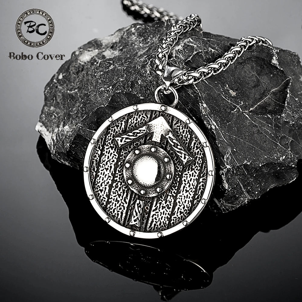 PENDRA Rune Compass Futhark Necklace