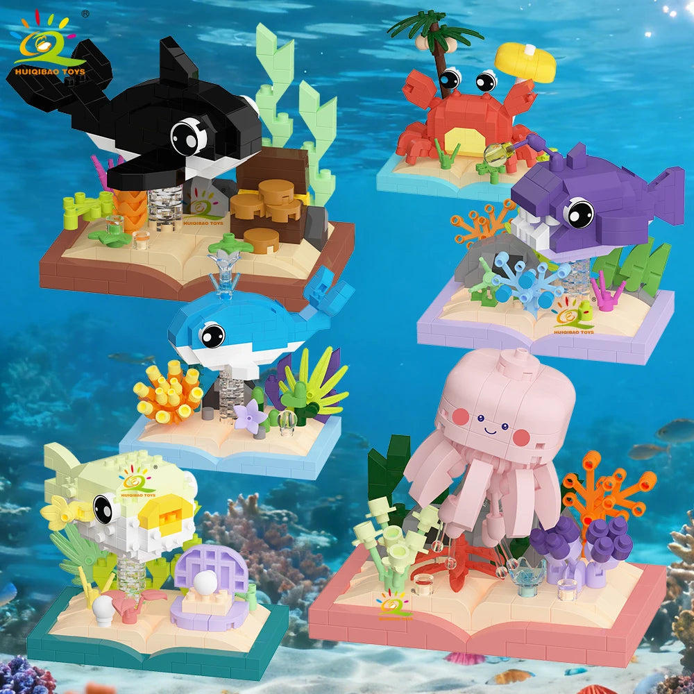 PENDRA Ocean Orcas Micro Building Set