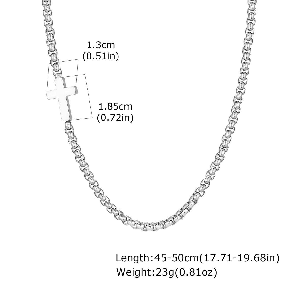 PENDRA Cross Square 2 Pendant Necklace