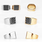 PENDRA Elegant Classics Boyfriend Steel Ring