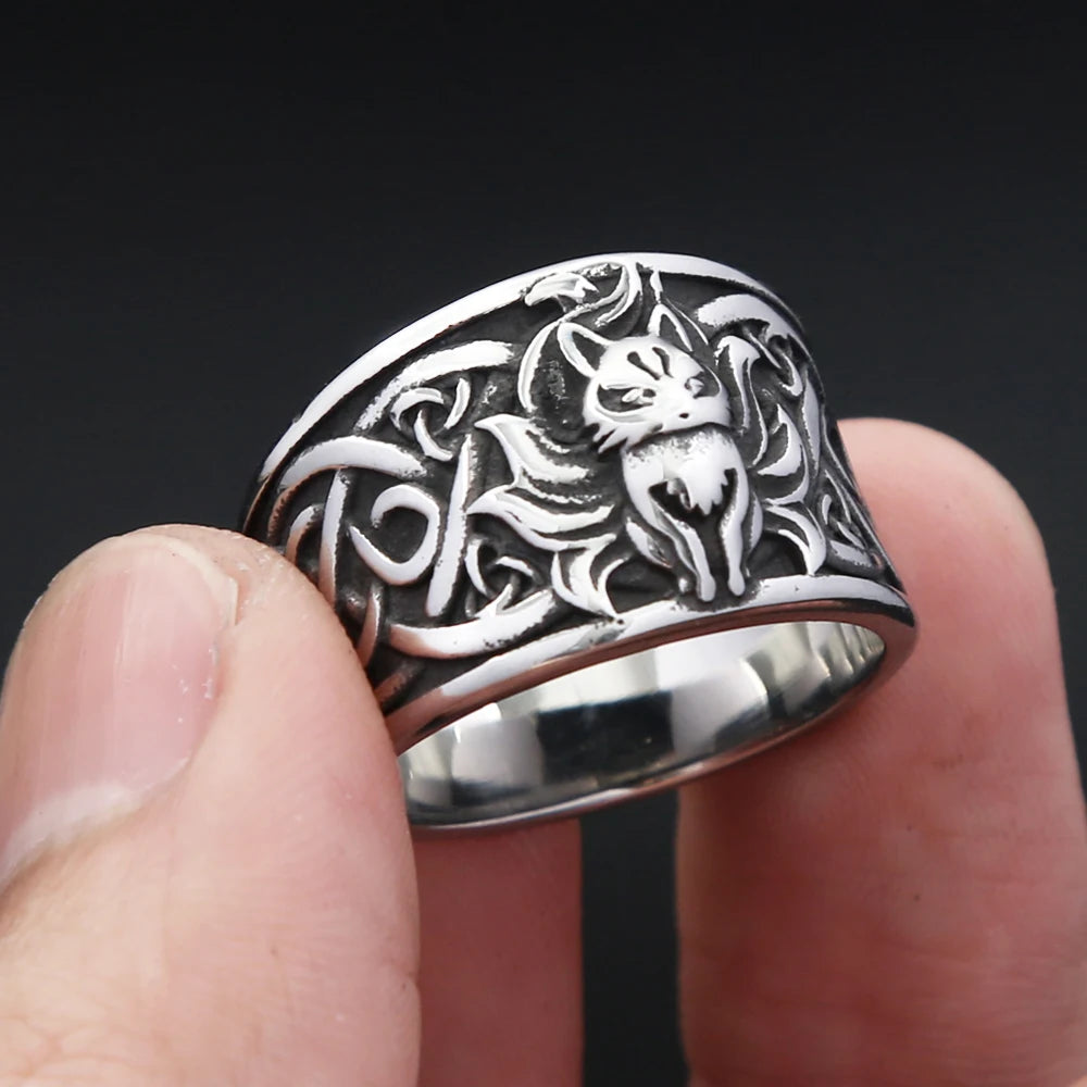 PENDRA Kitsune Nine-Tailed Fox Ring