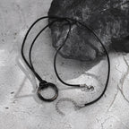PENDRA Mobius Black Pendant Necklace