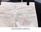 PENDRA Cat Beard Ripped Shorts