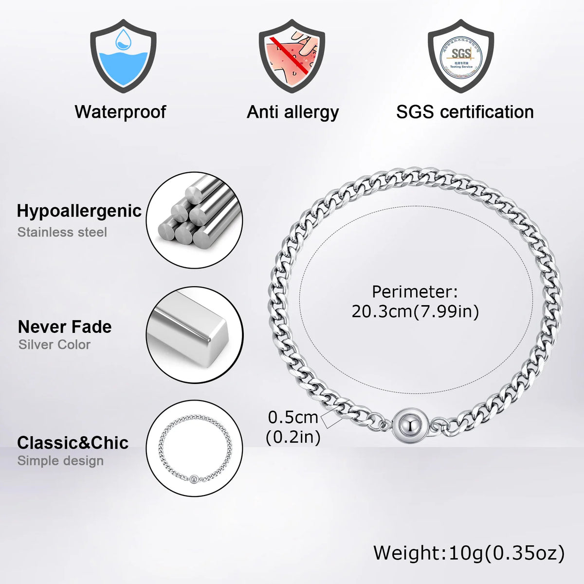 PENDRA Cuban Circular Bracelet