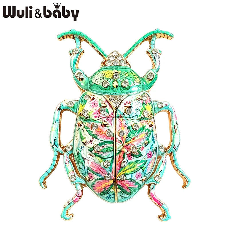 PENDRA Lovely Beetle Brooch