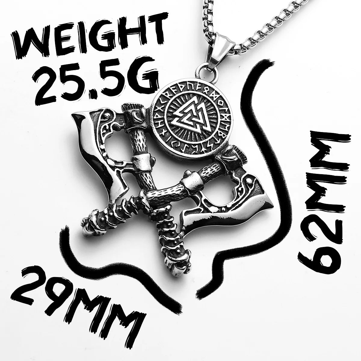 PENDRA Ivomond Viking Rune Necklace