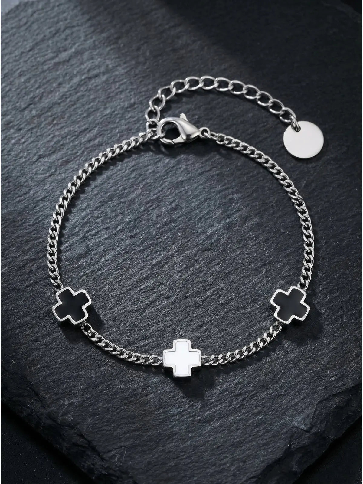 PENDRA Cross Black Bracelet