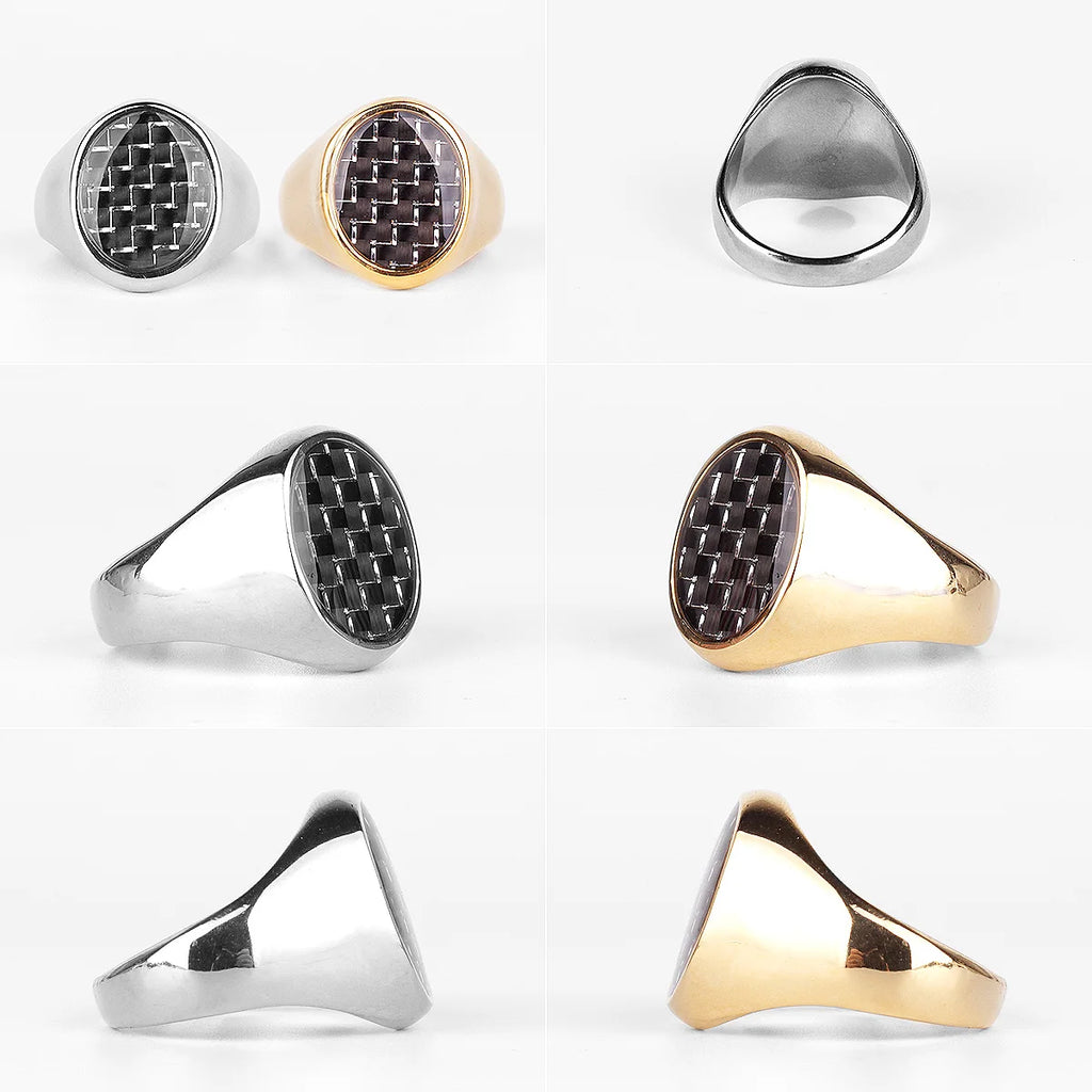 PENDRA Elegant Classics Boyfriend Steel Ring