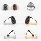 PENDRA Elegant Classics Boyfriend Steel Ring