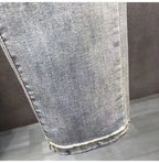 PENDRA Denim Washed Fit Trousers