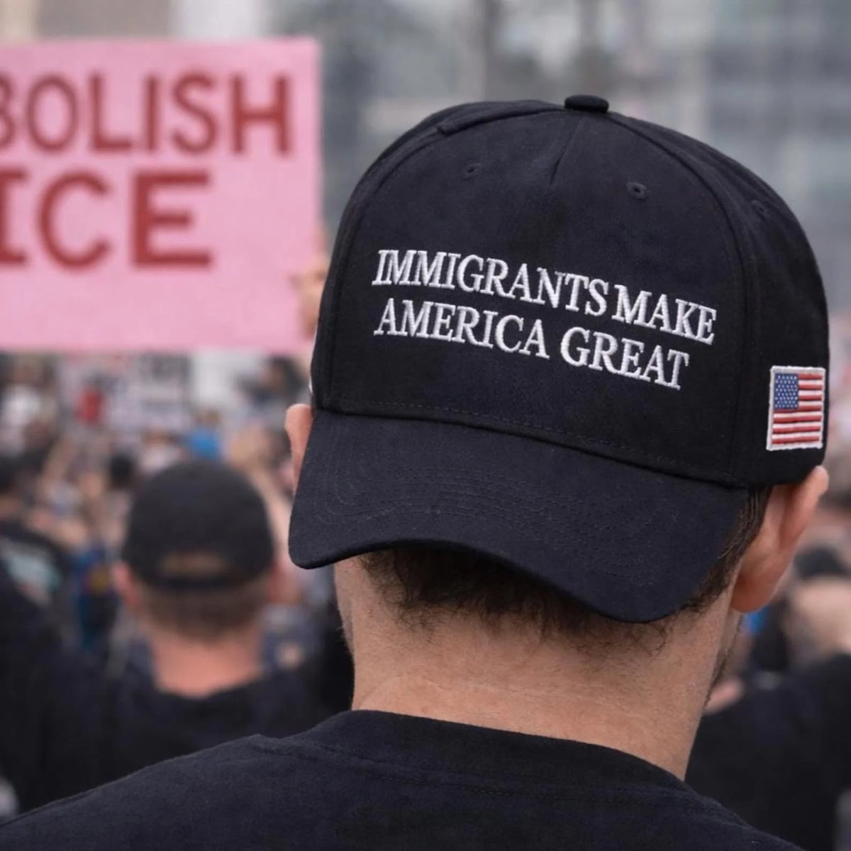 Immigrants Make America Great Hat – Activist Cap, Progressive Gift, Political Protest Wear