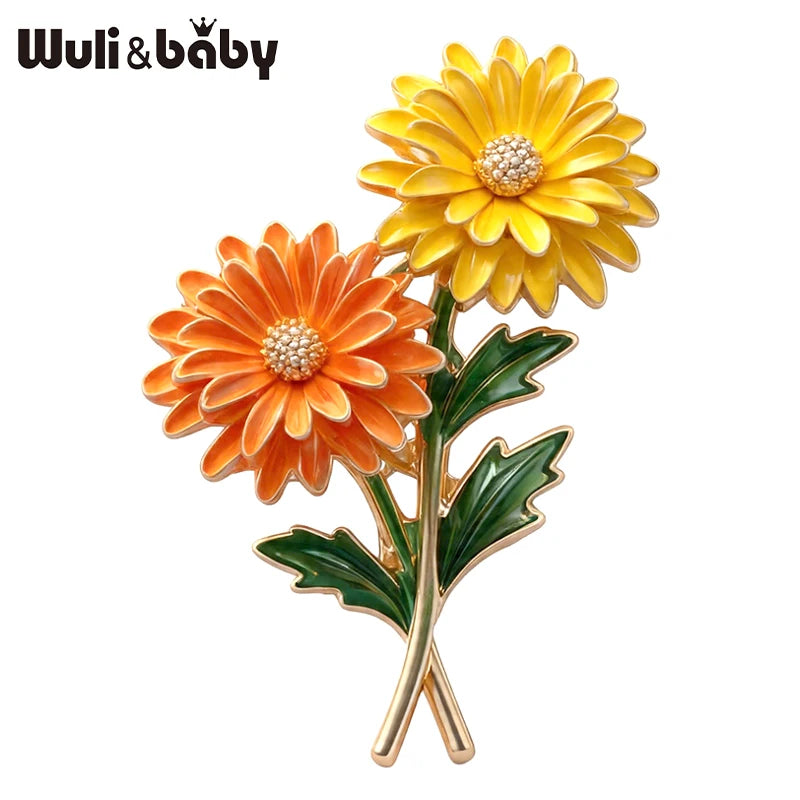 PENDRA Flora April Birthday Flower Brooch