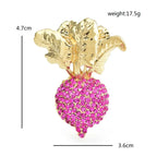 PENDRA Radisha Shining Radish Brooch