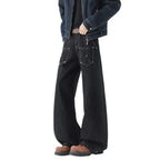 PENDRA Black Bright Line Jeans