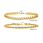 PENDRA Cuban Black Bracelet