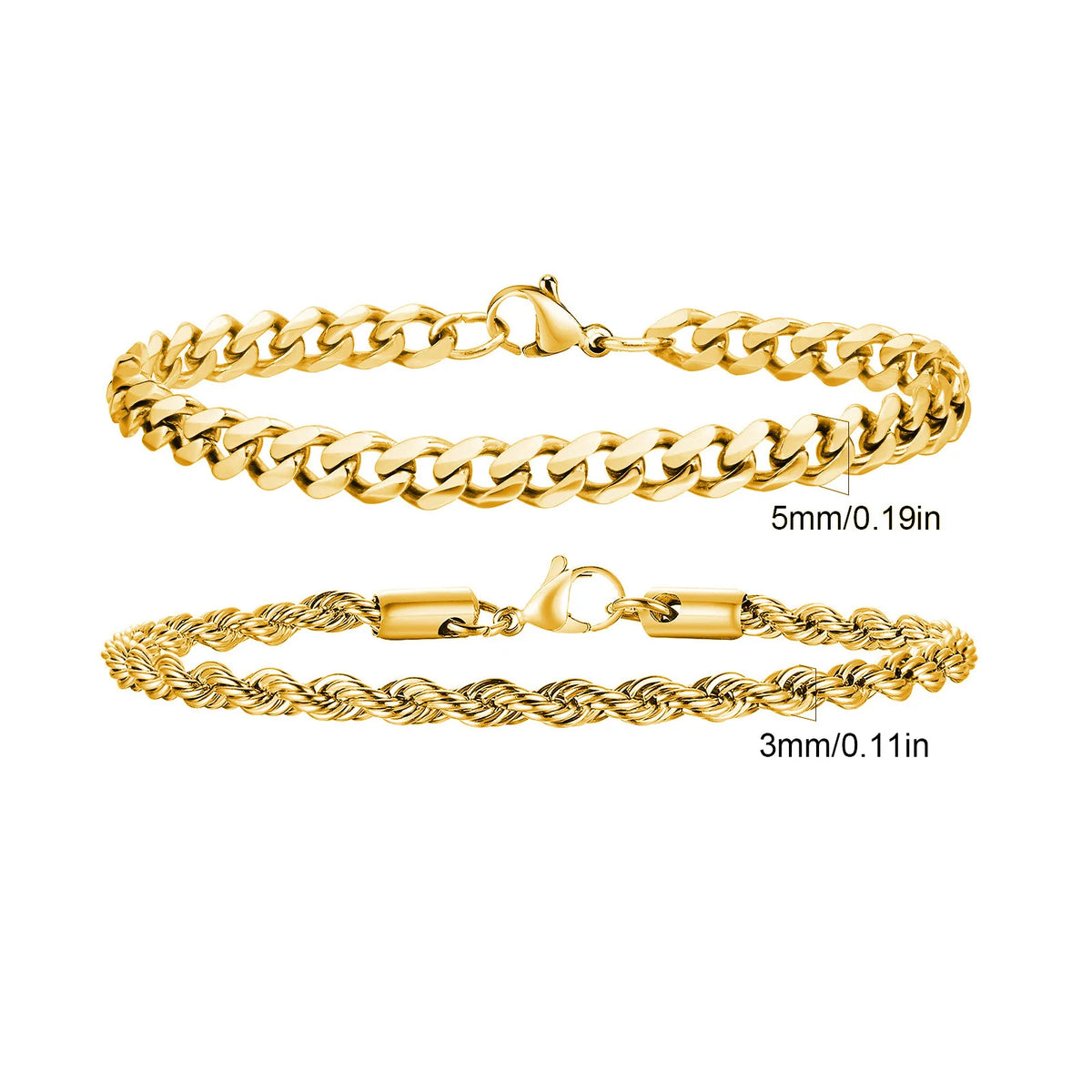 PENDRA Cuban Black Bracelet