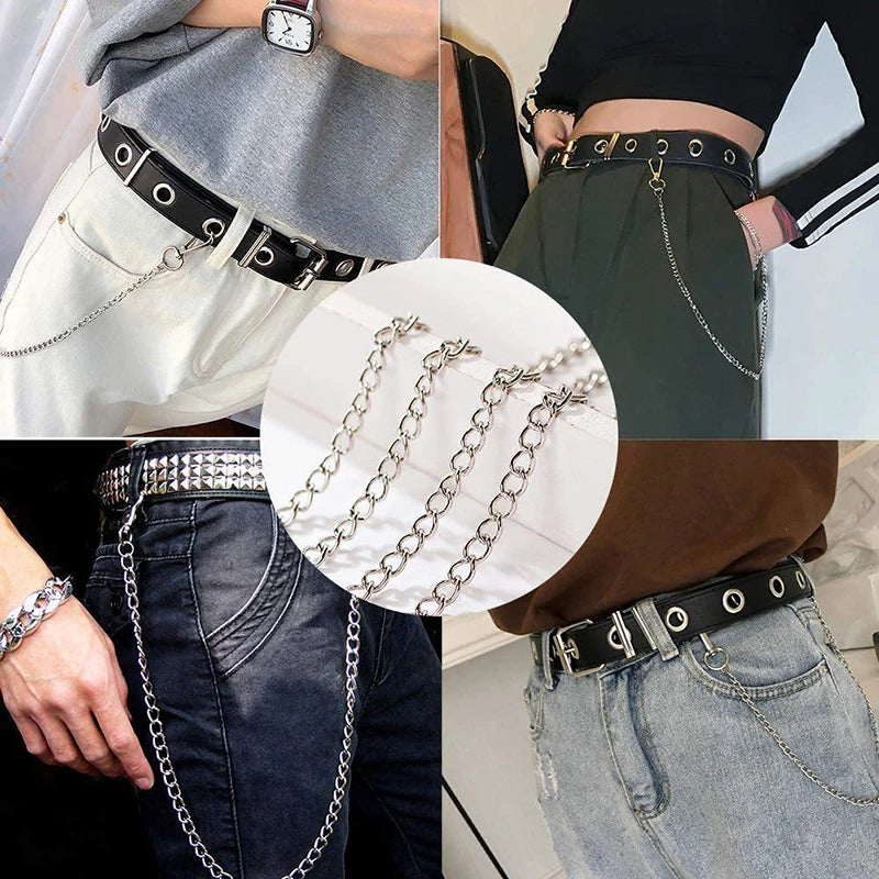 PENDRA Moonstar Rivet Waist Chain Keychain