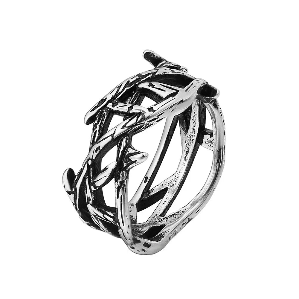 PENDRA Peacelaurel Stainless Steel Peace Olive Branch Pendant