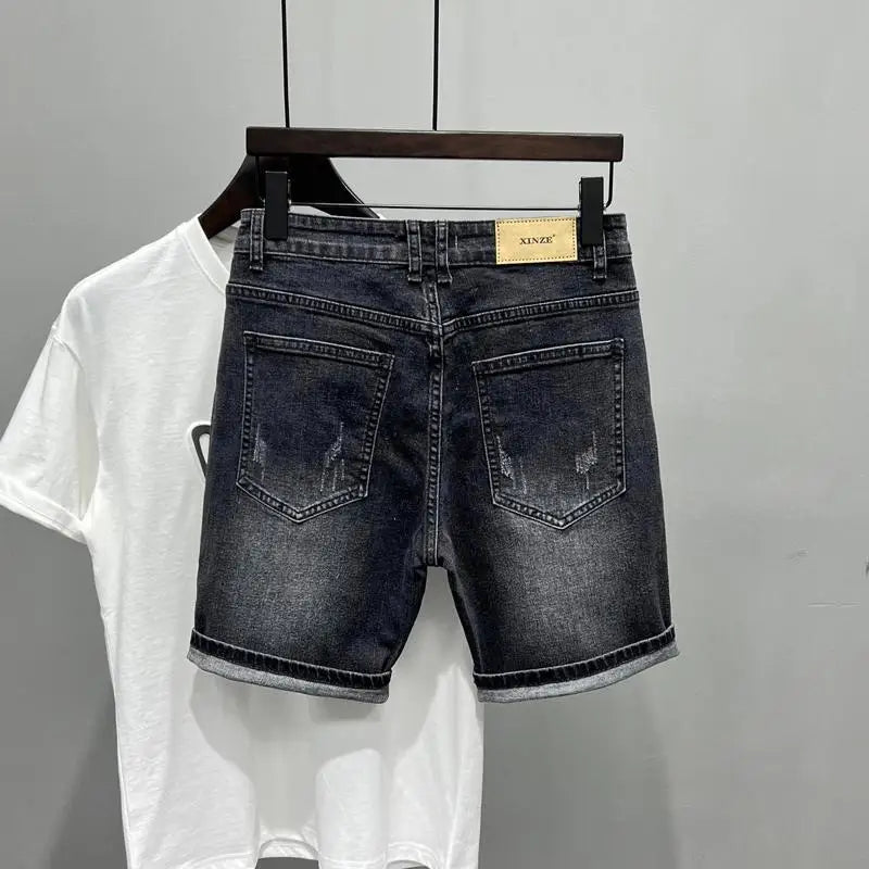 PENDRA Knee Length Black Jeans