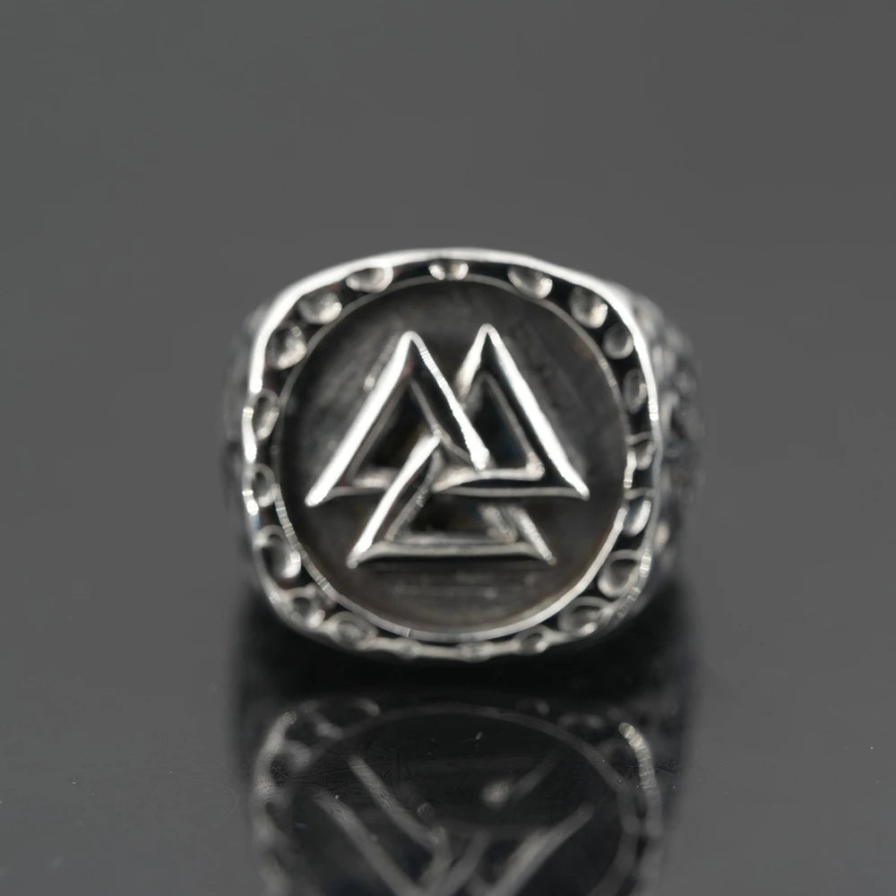 PENDRA Rune Steel Ring