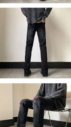 PENDRA Washed End Ripped Pants