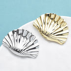 PENDRA Silver Shell Stainless Steel Brooch