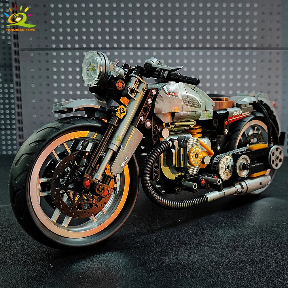 PENDRA Technial Motorbike Moto Toy Set