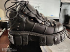 PENDRA Leather Platform Handmade Shoes