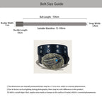 PENDRA Koraara Leather Western Luxury Belt