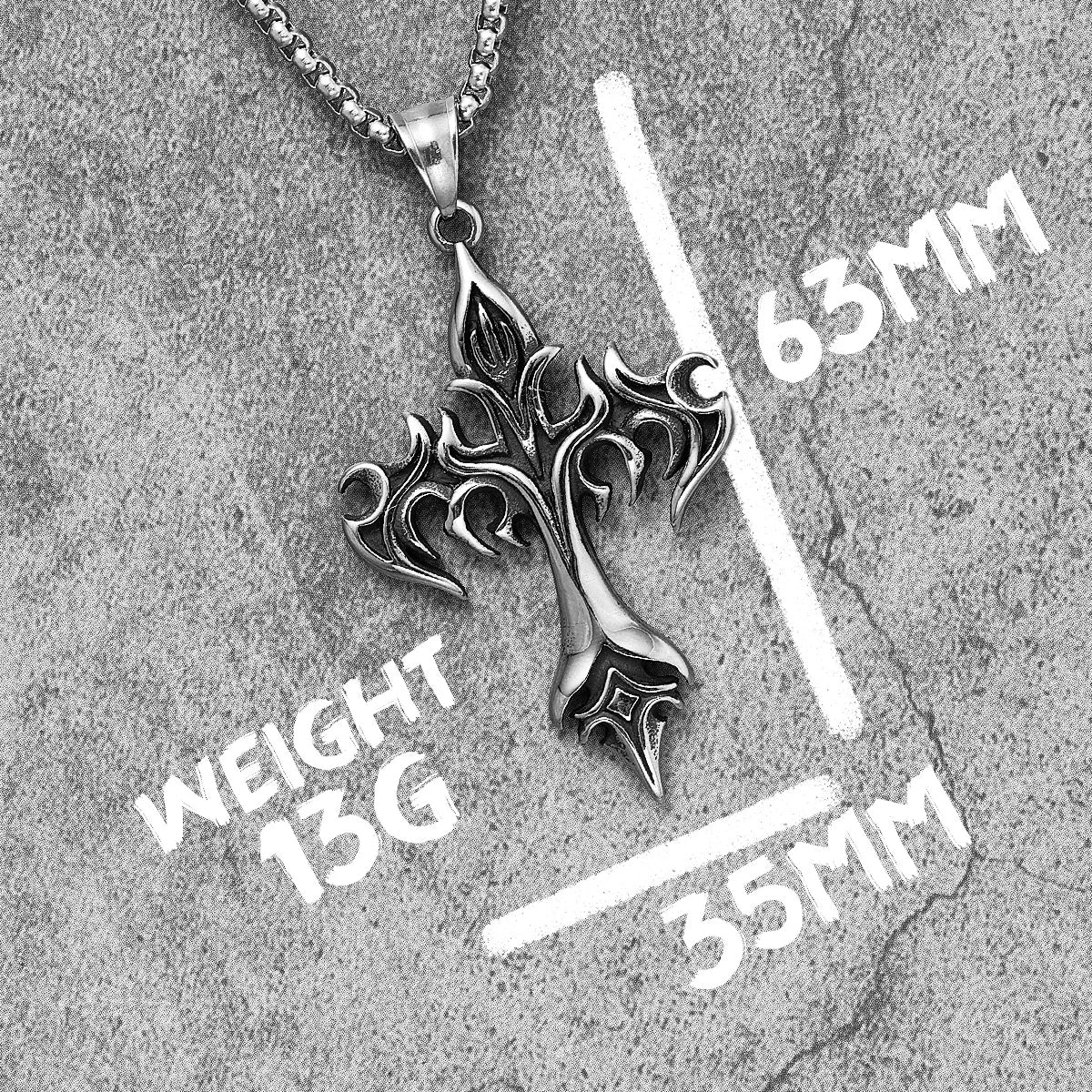 PENDRA Veydell Cross Charm Necklace
