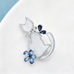 PENDRA Petalcat 2-Color Cat Brooch
