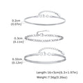 3pcs/set Minimalist Chain Bracelet for Men Boys,Stainless Steel Silver Color Chain Adjustable Wristband,Simple Jewelry Set Gift