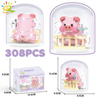 PENDRA Cute Pig Micro Building Set