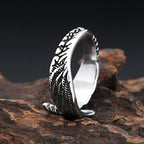 PENDRA Angelwing 316L Stainless Steel Ring