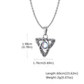 PENDRA Knot Moonstone Pendant Necklace