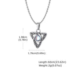 PENDRA Knot Moonstone Pendant Necklace