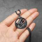 PENDRA Wolf Steel Necklace