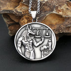 PENDRA Anubis 316L Stainless Steel God of Death Pendant