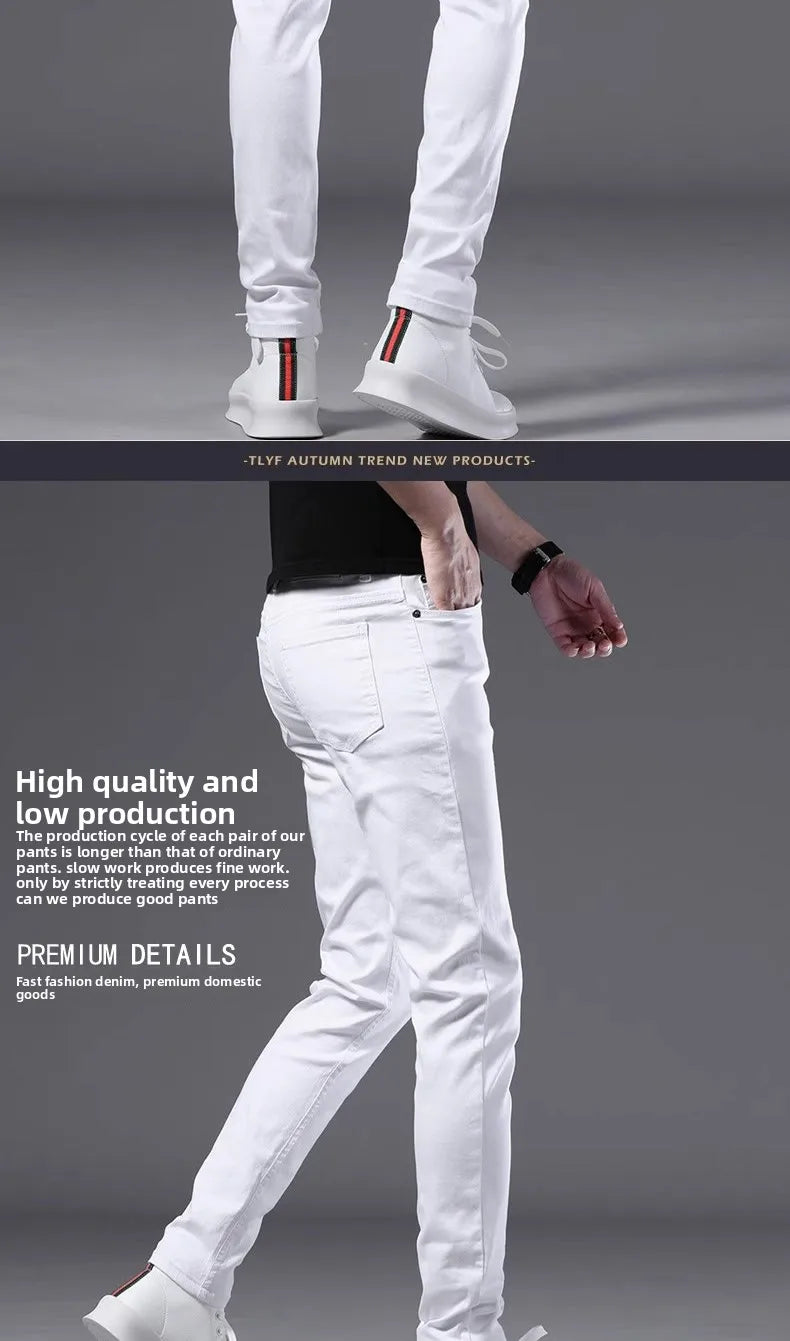 PENDRA White Fitting Pants
