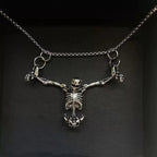 PENDRA Punishedman Gothic Skull Pendant Necklace
