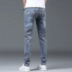 Luxury Summer Designer Korean Classic Streetwear Cowboy Pants for Men Fashionable and Comfortable Boyfriend Skinny Jeans Men