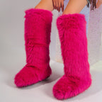PENDRA Knee Warm Imitation Boots