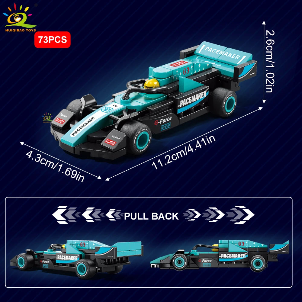 PENDRA Racing Pull LED Building Set