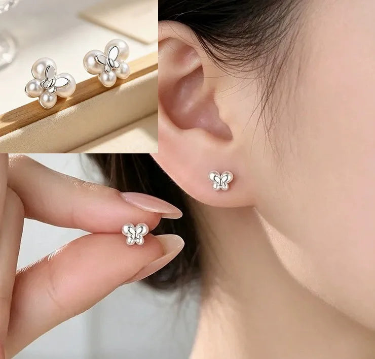 VENTFILLE 925 Sterling Silver Bow Knot Ear Clip for Women Girl Ribbon Design Ballet Style Sweet Jewelry Gift Dropshipping