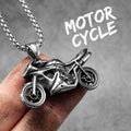 Racing Motorcycle Rider Stainless Steel Men Necklaces Pendant Chain Punk Biker New In For Women Fashion Jewelry Gifts Wholesale