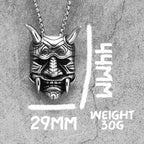 PENDRA Japanese Yokai Prajna Steel Necklace