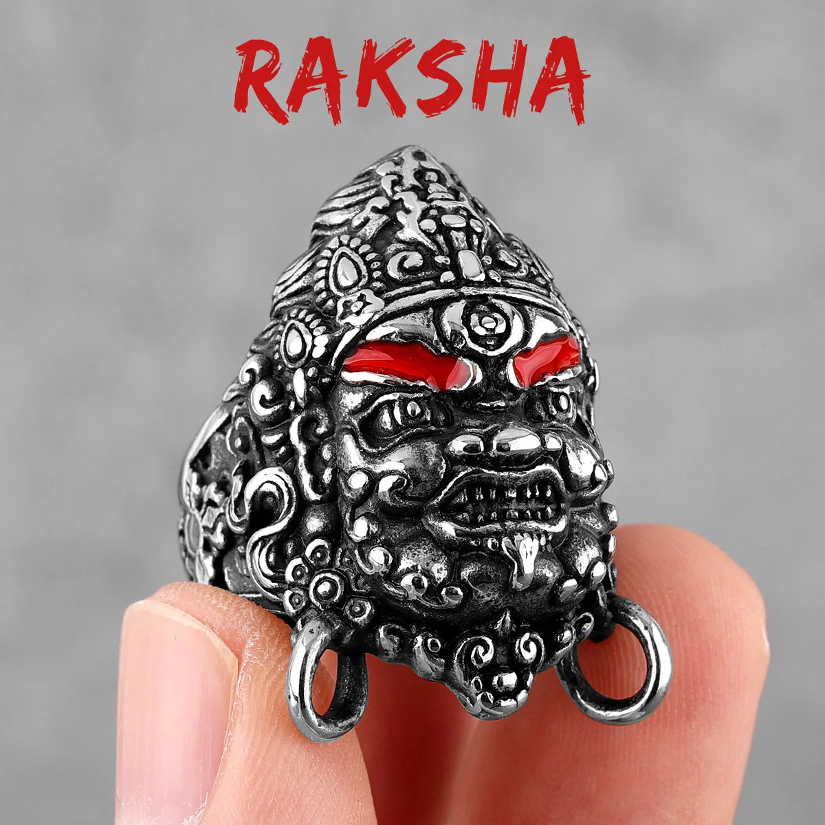 PENDRA Punk Gothic Skull Ring