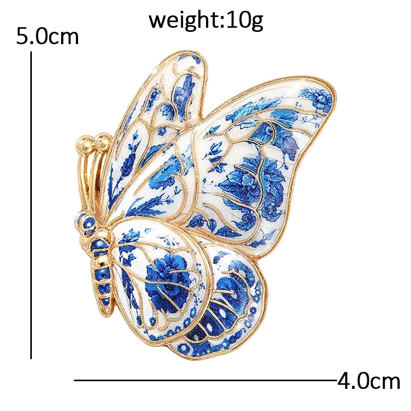 PENDRA Colorful Butterfly Brooch